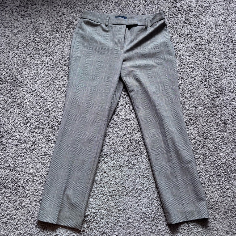 ⭐️⭐️⭐️Talbots Women's Signature Pants Size 8p Brown Black Houndstooth